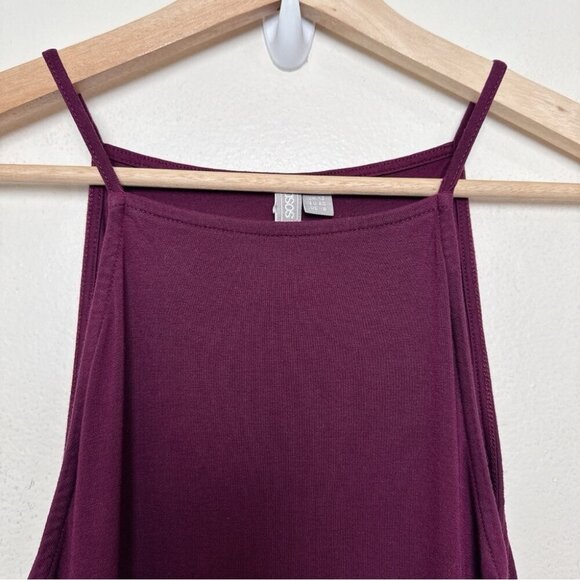 Asos Womens 8 Halter Neck Maxi Slit Hem Dress - Picture 9 of 15